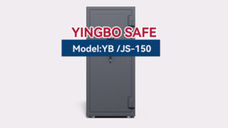 Armoire à bijoux grise à boulon solide, couverture complète